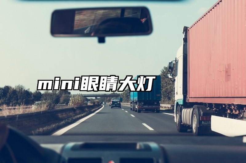 mini眼睛大灯