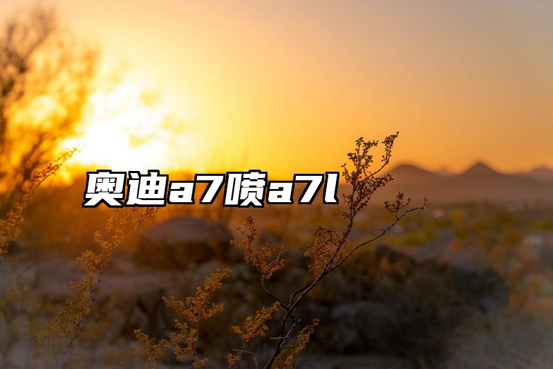 奥迪a7喷a7l