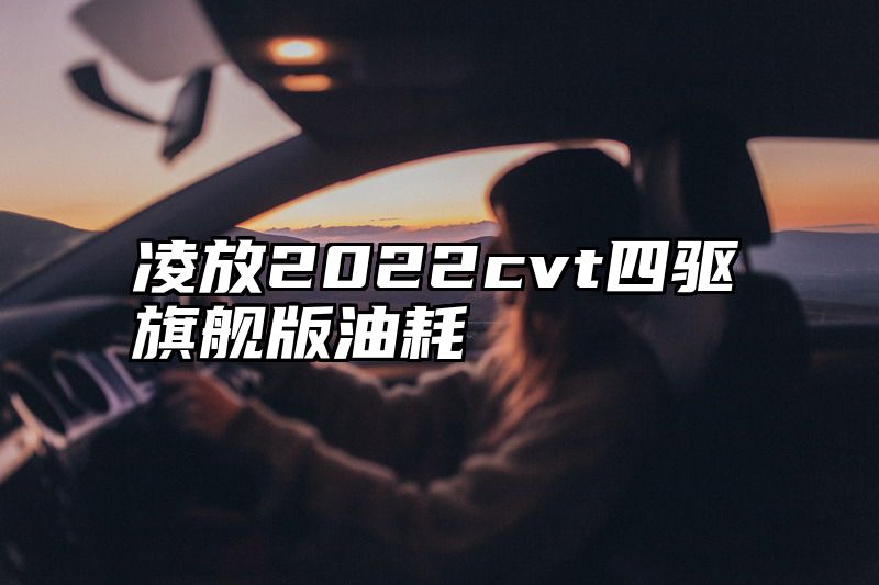 凌放2022cvt四驱旗舰版油耗