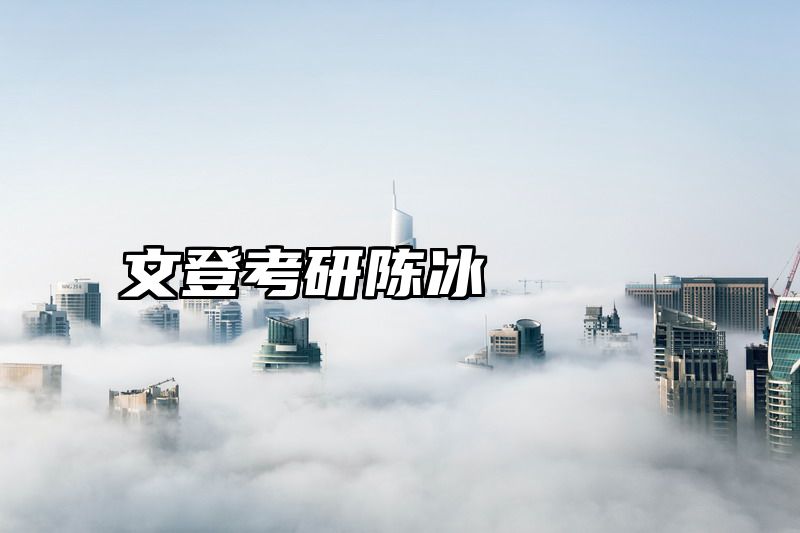 文登考研陈冰