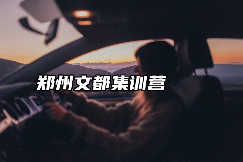 郑州文都集训营