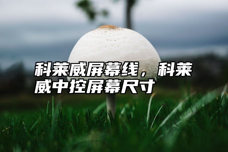 科莱威屏幕线，科莱威中控屏幕尺寸