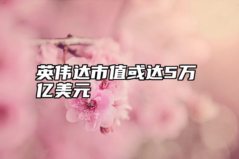 英伟达市值或达5万亿美元