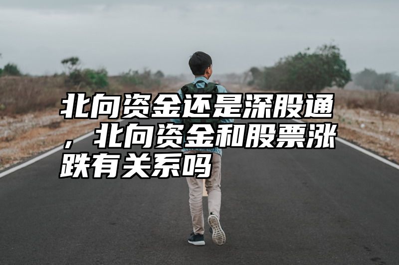 北向资金还是深股通，北向资金和股票涨跌有关系吗