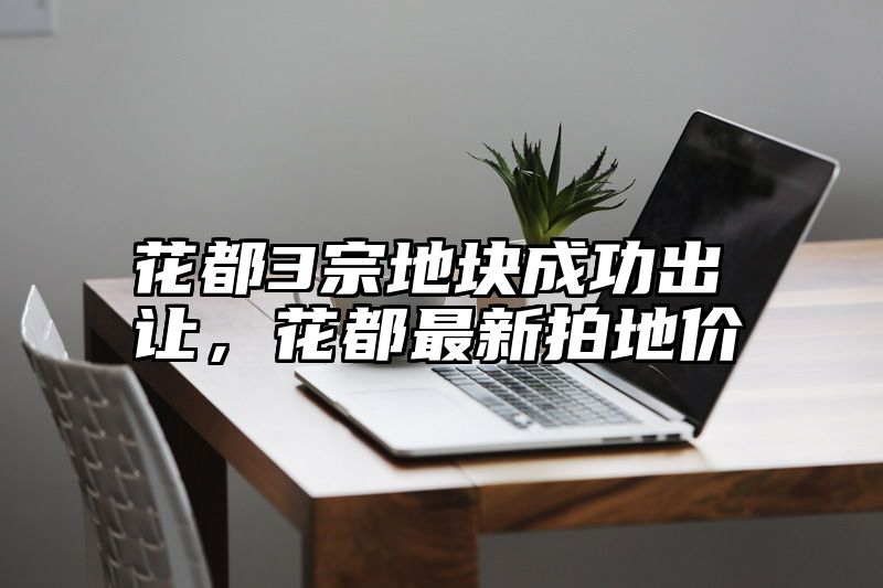 花都3宗地块成功出让，花都最新拍地价