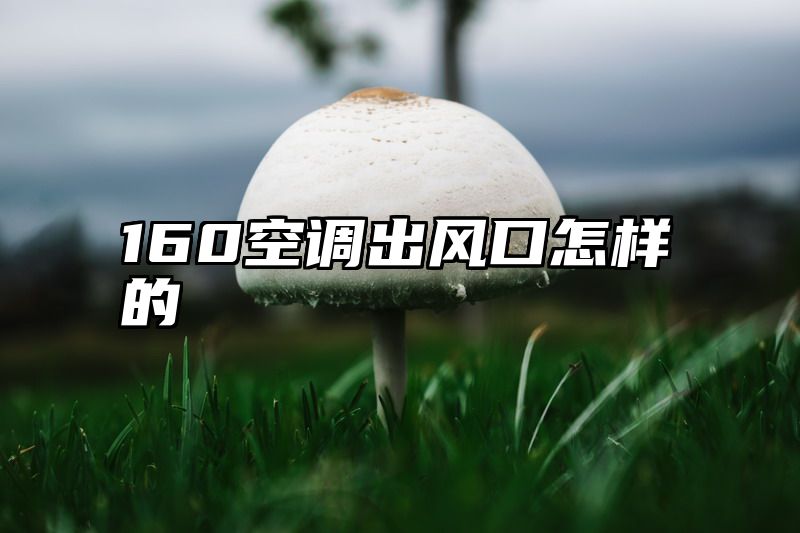 160空调出风口怎样的