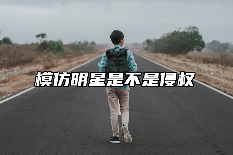 模仿明星是不是侵权