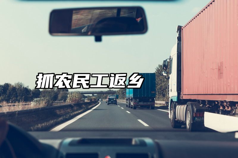 抓农民工返乡