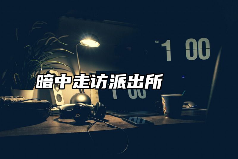 暗中走访派出所