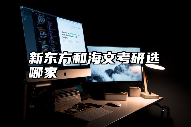 新东方和海文考研选哪家