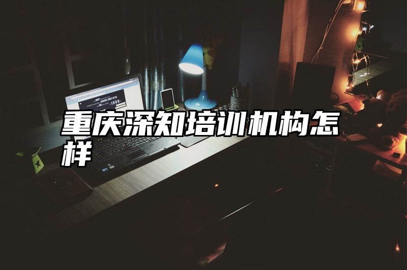 重庆深知培训机构怎样