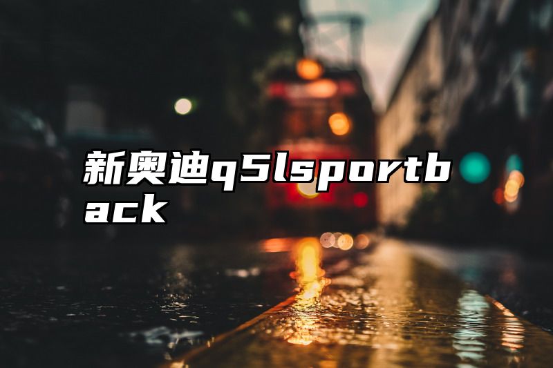 点击查看《新奥迪q5lsportback》全文