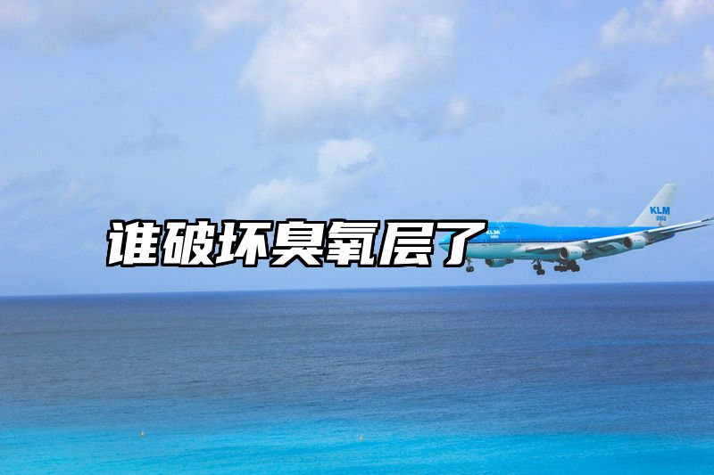 谁破坏臭氧层了
