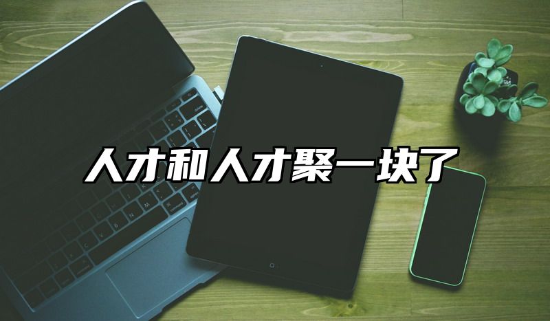 人才和人才聚一块了