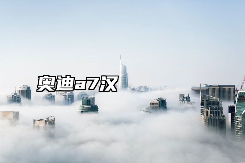 点击查看《奥迪a7汉》全文