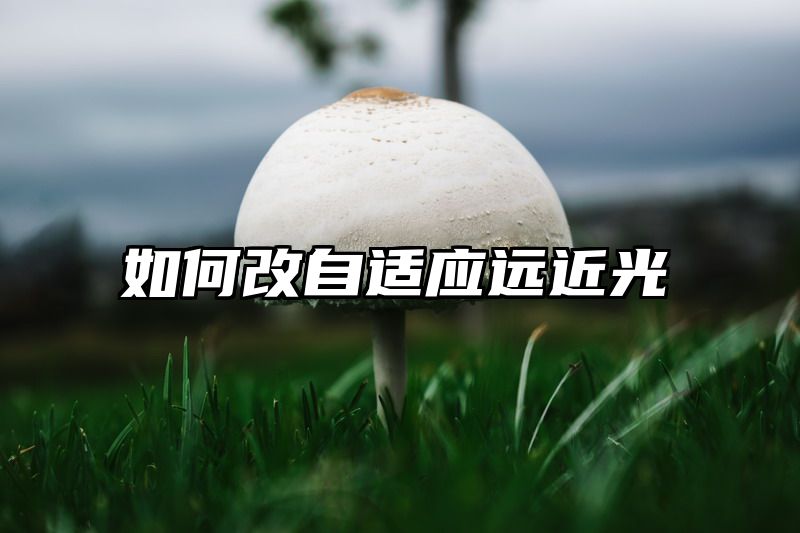 如何改自适应远近光