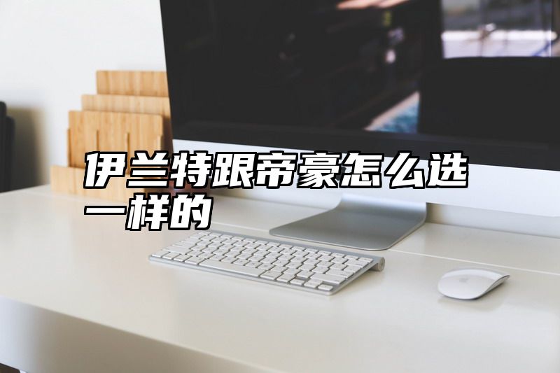 伊兰特跟帝豪怎么选一样的