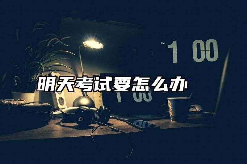 明天考试要怎么办