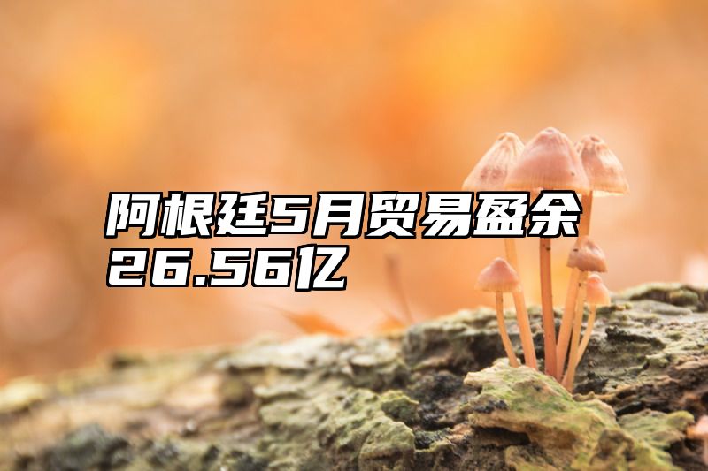 阿根廷5月贸易盈余26.56亿