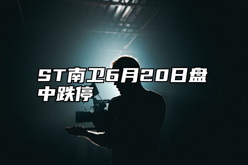 ST南卫6月20日盘中跌停