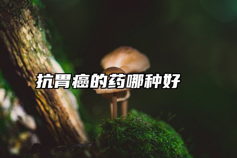 抗胃癌的药哪种好