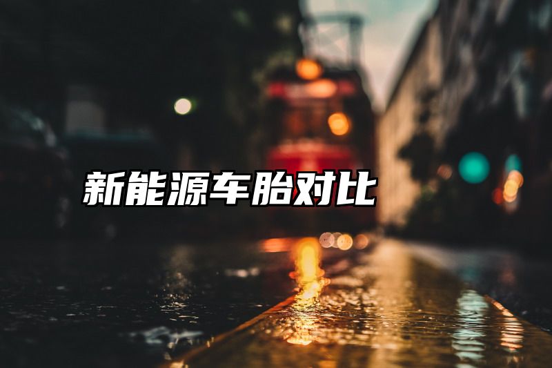 新能源车胎对比