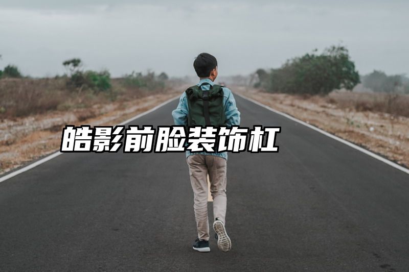 皓影前脸装饰杠