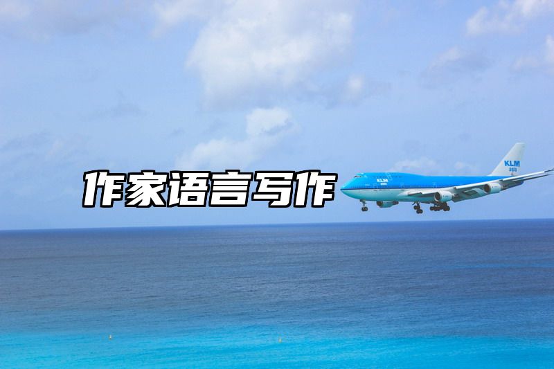 作家语言写作
