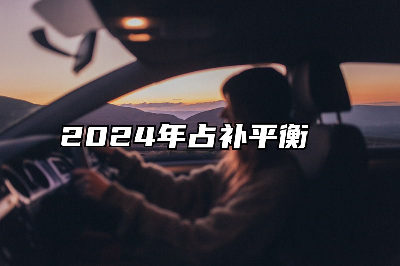 2024年占补平衡