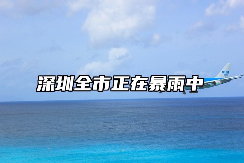 深圳全市正在暴雨中