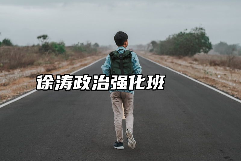 点击查看《徐涛政治强化班》全文