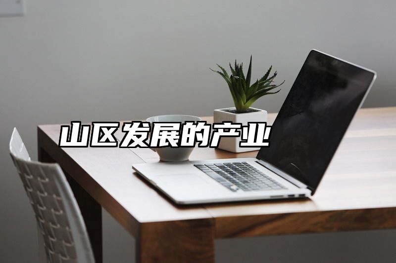 山区发展的产业