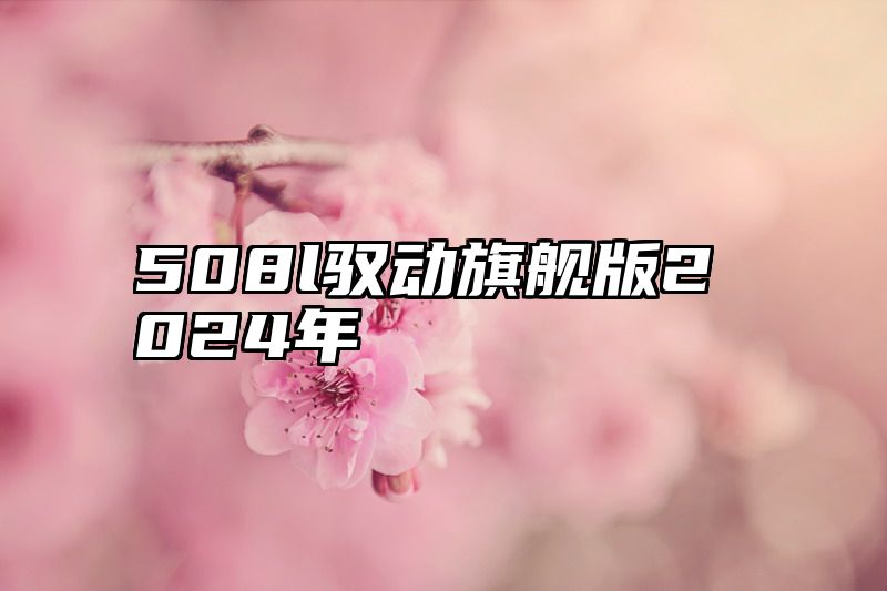 508l驭动旗舰版2024年