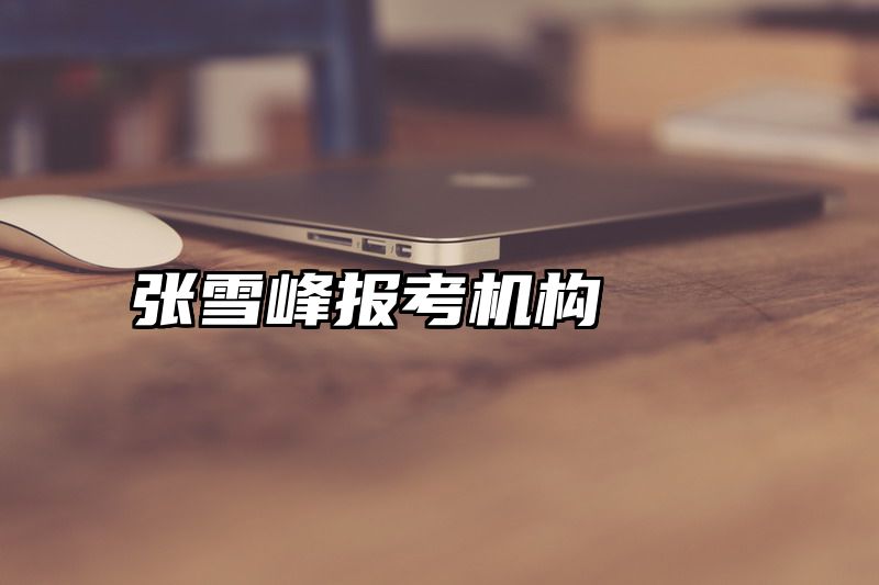 点击查看《张雪峰报考机构》全文