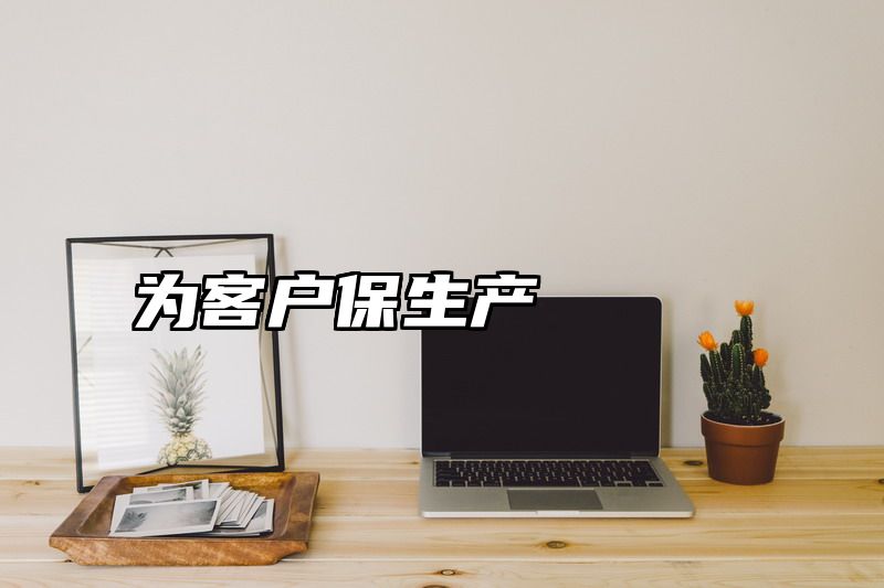 为客户保生产