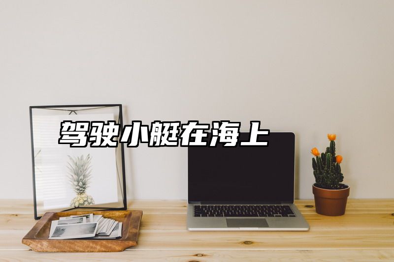 驾驶小艇在海上