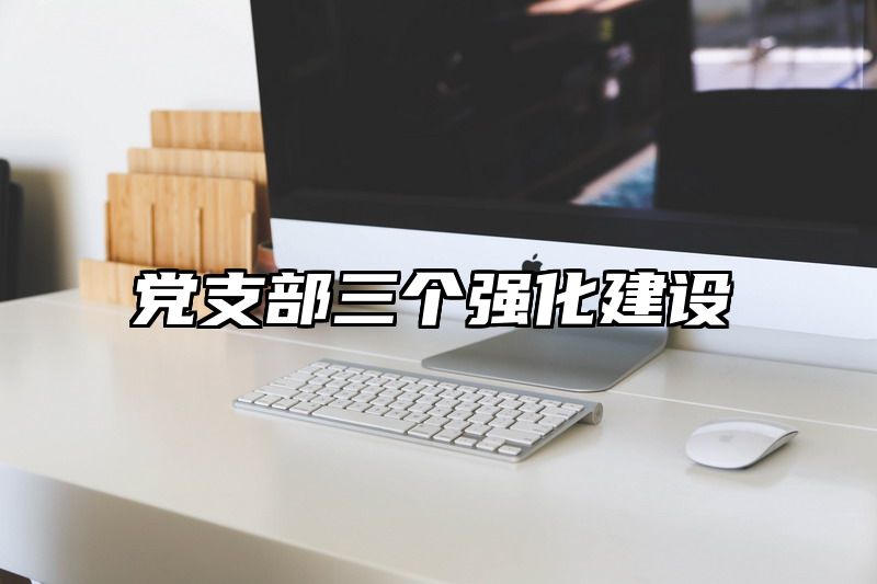 党支部三个强化建设