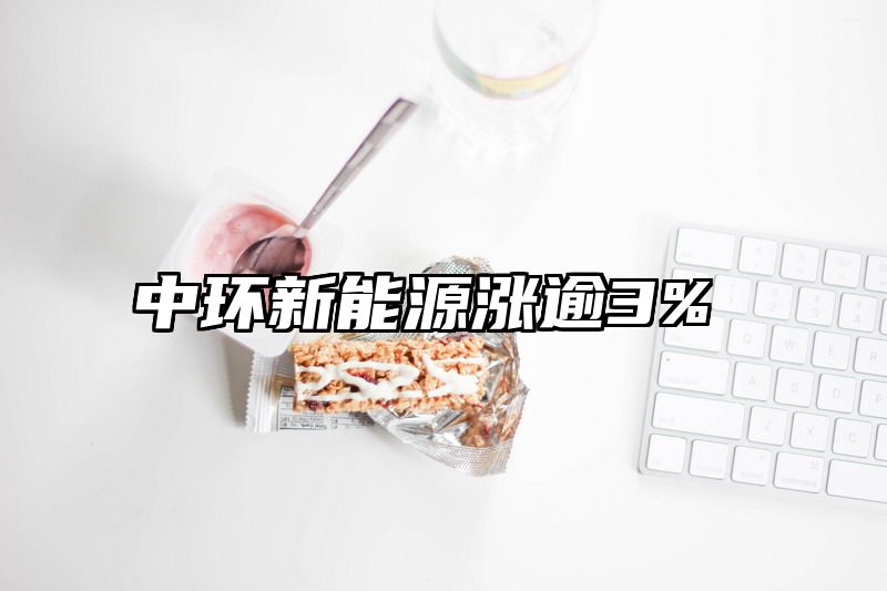中环新能源涨逾3%