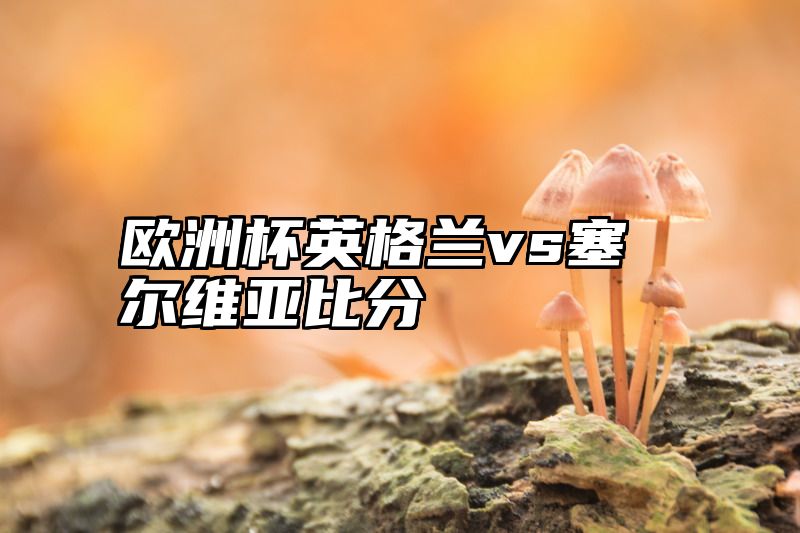 点击查看《欧洲杯英格兰vs塞尔维亚比分》全文
