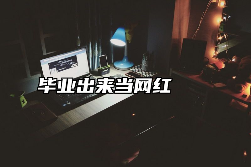 毕业出来当网红