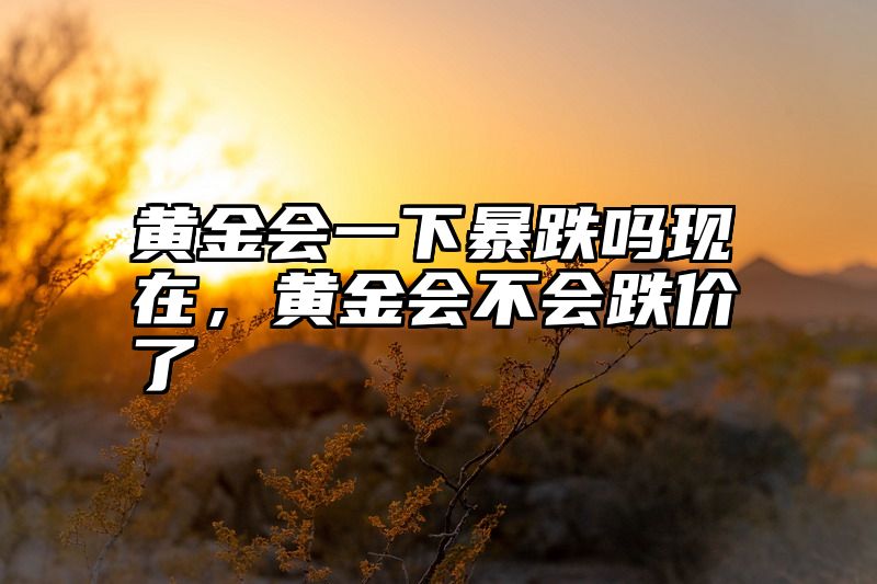 黄金会一下暴跌吗现在，黄金会不会跌价了