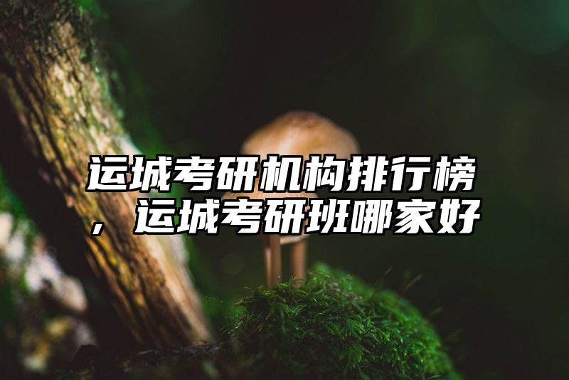 运城考研机构排行榜，运城考研班哪家好