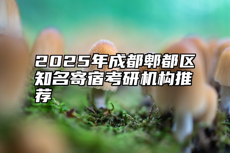 点击查看《2025年成都郫都区知名寄宿考研机构推荐》全文