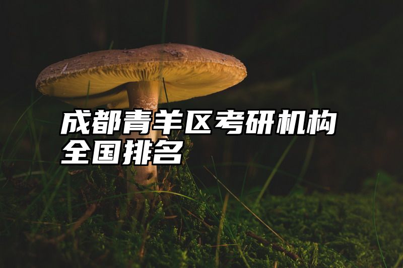 成都青羊区考研机构全国排名