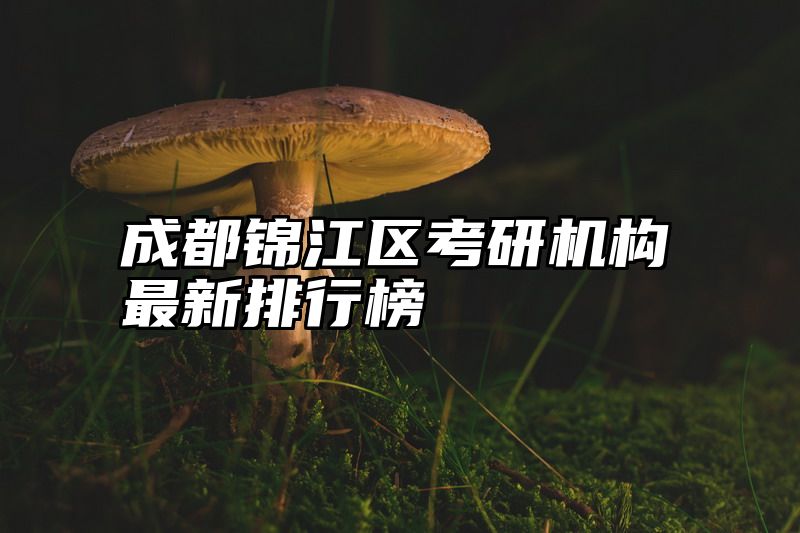 成都锦江区考研机构最新排行榜