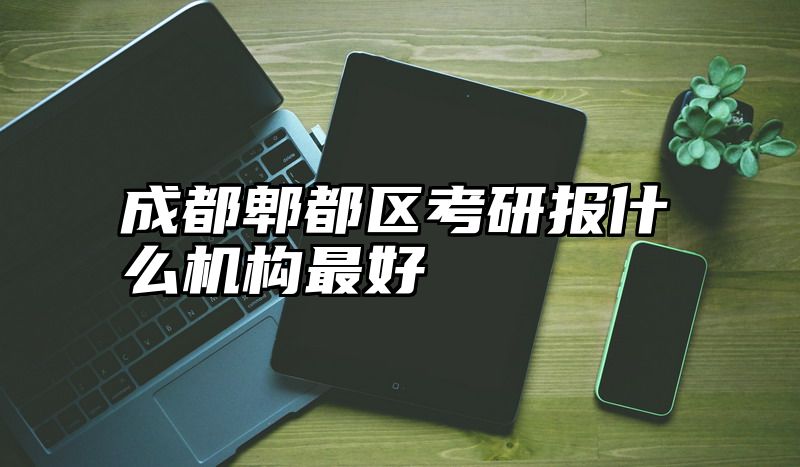 成都郫都区考研报什么机构最好