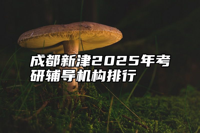 成都新津2025年考研辅导机构排行