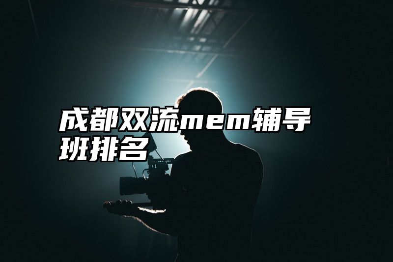 成都双流mem辅导班排名