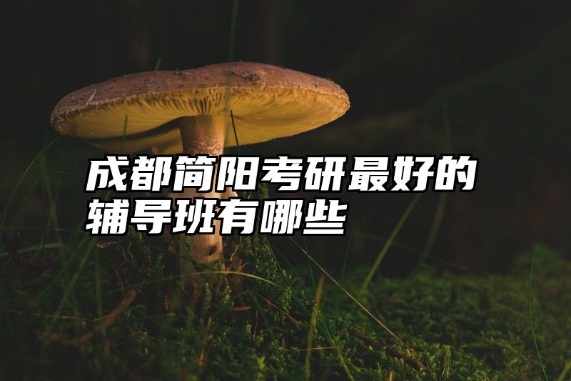 点击查看《成都简阳考研最好的辅导班有哪些》全文