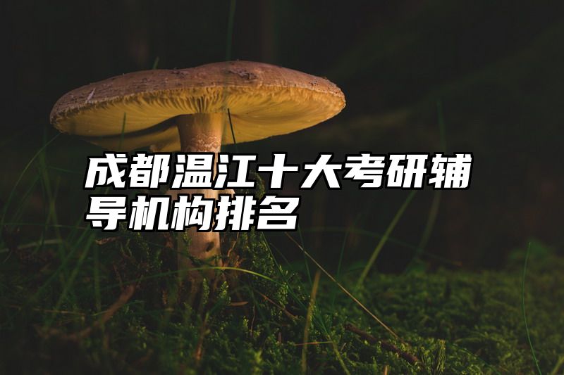 成都温江十大考研辅导机构排名